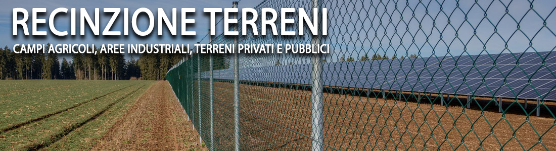 Recinzione terreni banner home