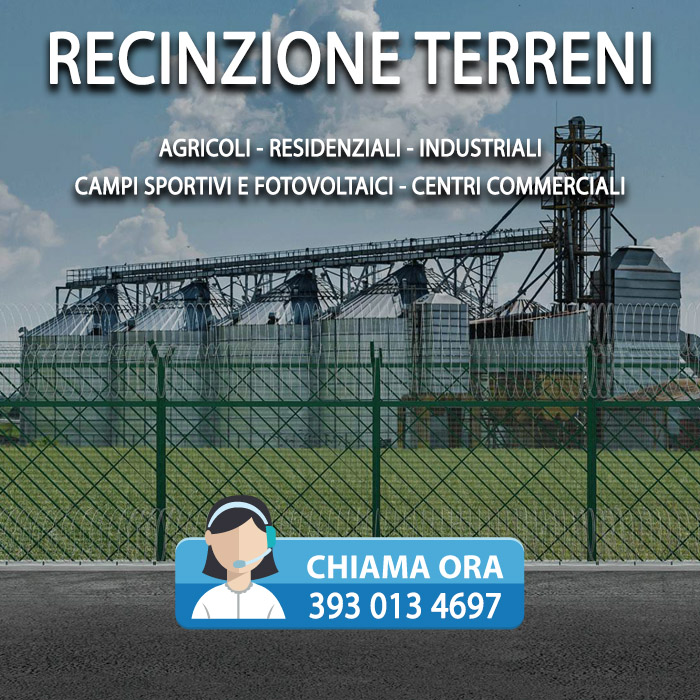 Chiama ora recinzione terreni